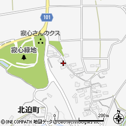 熊本県熊本市北区北迫町402-5周辺の地図