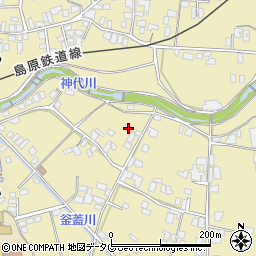 長崎県雲仙市国見町神代甲173周辺の地図