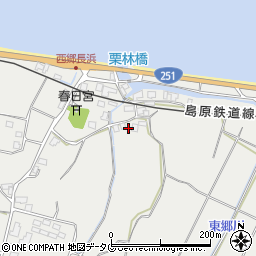 長崎県雲仙市瑞穂町西郷甲627周辺の地図