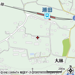 熊本県菊池郡大津町大林799-2周辺の地図