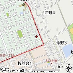 熊本県合志市幾久富1656-363周辺の地図