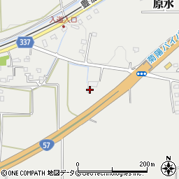 熊本県菊池郡菊陽町原水417-5周辺の地図