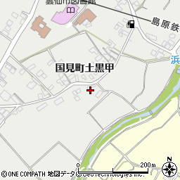 長崎県雲仙市国見町土黒甲571周辺の地図