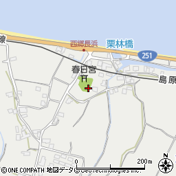 長崎県雲仙市瑞穂町西郷甲690周辺の地図