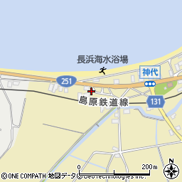 長崎県雲仙市国見町神代戊95-15周辺の地図