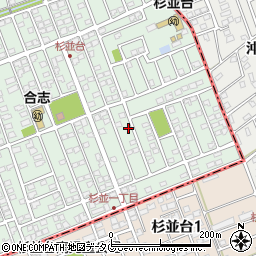熊本県合志市幾久富1656-299周辺の地図