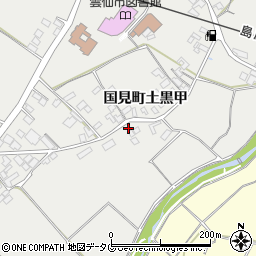 長崎県雲仙市国見町土黒甲573周辺の地図