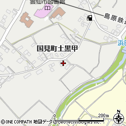 長崎県雲仙市国見町土黒甲570周辺の地図