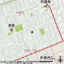 熊本県合志市幾久富1656-297周辺の地図