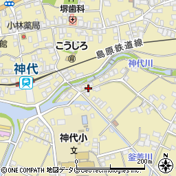 長崎県雲仙市国見町神代甲15周辺の地図