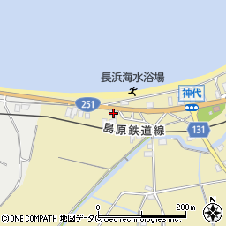 長崎県雲仙市国見町神代戊240周辺の地図