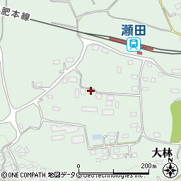 熊本県菊池郡大津町大林805周辺の地図