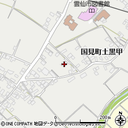 長崎県雲仙市国見町土黒甲993周辺の地図