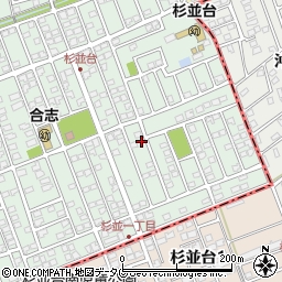 熊本県合志市幾久富1656-298周辺の地図