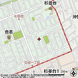 熊本県合志市幾久富1656-313周辺の地図