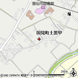 長崎県雲仙市国見町土黒甲1601周辺の地図