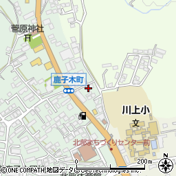 熊本市北部商工会周辺の地図