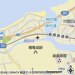 長崎県雲仙市国見町神代戊13周辺の地図