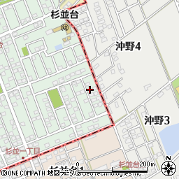 熊本県合志市幾久富1656-366周辺の地図