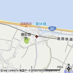 長崎県雲仙市瑞穂町西郷甲658周辺の地図