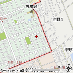 熊本県合志市幾久富1656-352周辺の地図
