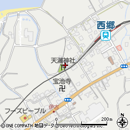 長崎県雲仙市瑞穂町西郷辛258周辺の地図