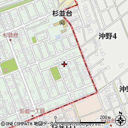熊本県合志市幾久富1656-338周辺の地図