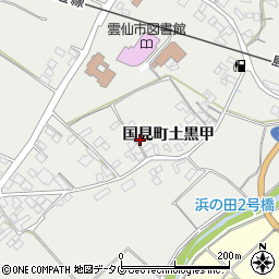 長崎県雲仙市国見町土黒甲1011周辺の地図