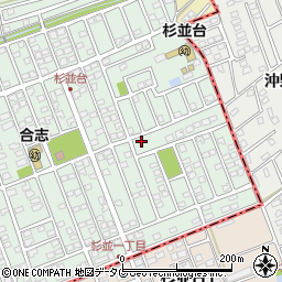 熊本県合志市幾久富1656-516周辺の地図