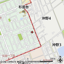 熊本県合志市幾久富1656-367周辺の地図