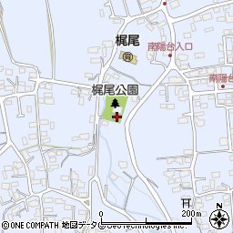 梶尾公民館周辺の地図