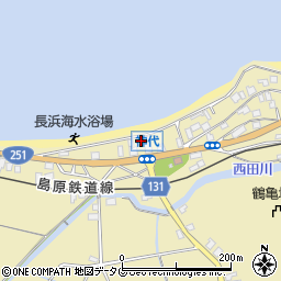 長崎県雲仙市国見町神代戊91周辺の地図