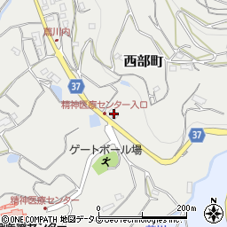 長崎県大村市西部町1725-2周辺の地図