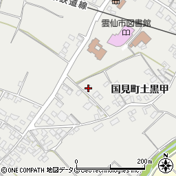 長崎県雲仙市国見町土黒甲1007周辺の地図