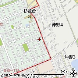 熊本県合志市幾久富1656-368周辺の地図