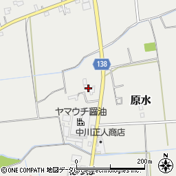 熊本県菊池郡菊陽町原水5462-16周辺の地図