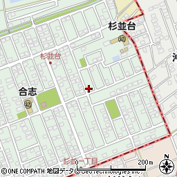 熊本県合志市幾久富1656-535周辺の地図