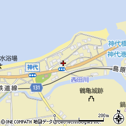 長崎県雲仙市国見町神代戊67周辺の地図