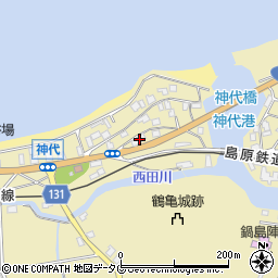 長崎県雲仙市国見町神代戊58周辺の地図