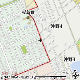 熊本県合志市幾久富1656-369周辺の地図