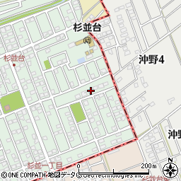 熊本県合志市幾久富1656-241周辺の地図