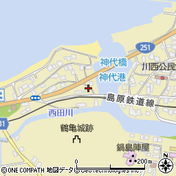 長崎県雲仙市国見町神代戊8周辺の地図