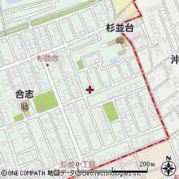 熊本県合志市幾久富1656-528周辺の地図