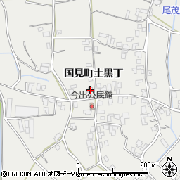 長崎県雲仙市国見町土黒丁412周辺の地図