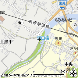 長崎県雲仙市国見町土黒甲540周辺の地図