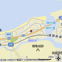 長崎県雲仙市国見町神代戊56周辺の地図