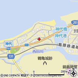 長崎県雲仙市国見町神代戊53周辺の地図