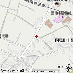 長崎県雲仙市国見町土黒甲989周辺の地図