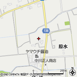 熊本県菊池郡菊陽町原水5462-5周辺の地図