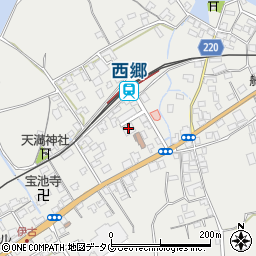 長崎県雲仙市瑞穂町西郷辛167周辺の地図